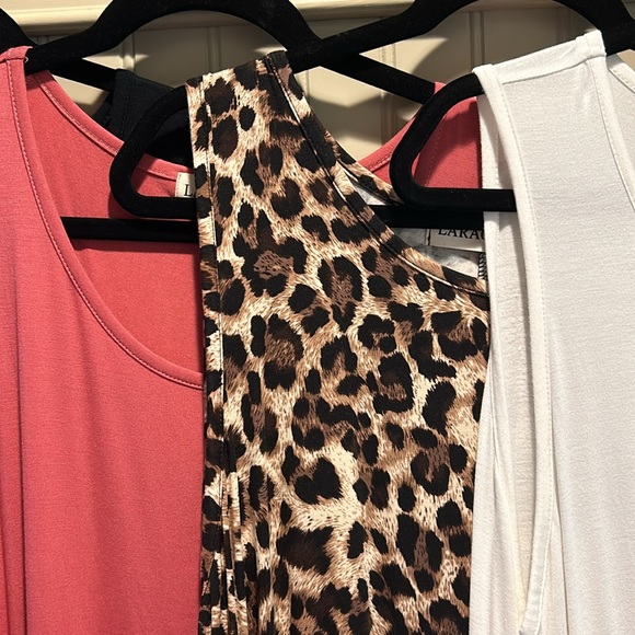 LOT OF SEVEN LARACE Sleeveless Tunic Casual Swing Shirts - SIZE 2X NEVER WORN - Picture 3 of 15